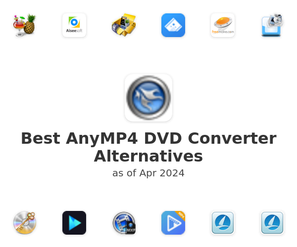 Best AnyMP4 DVD Converter Alternatives