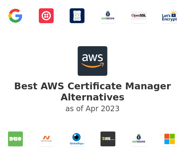 Best AWS Certificate Manager Alternatives