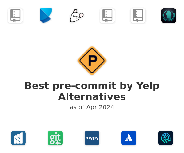 Best pre-commit by Yelp Alternatives