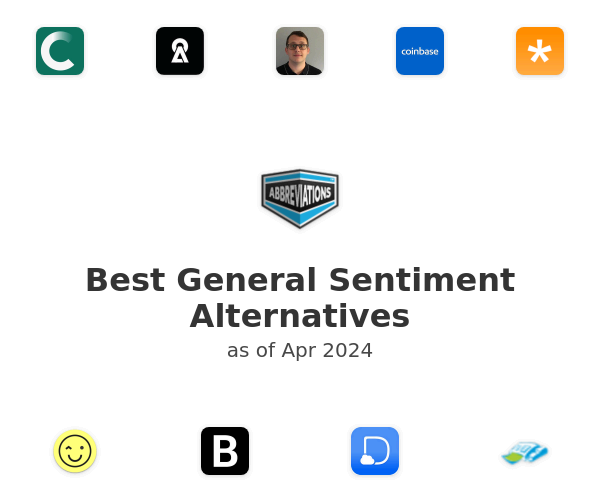 Best General Sentiment Alternatives