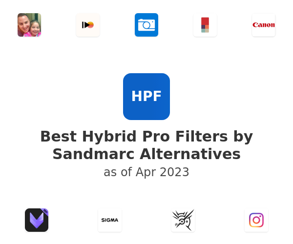Best Hybrid Pro Filters by Sandmarc Alternatives