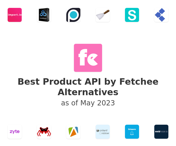 Best Product API by Fetchee Alternatives