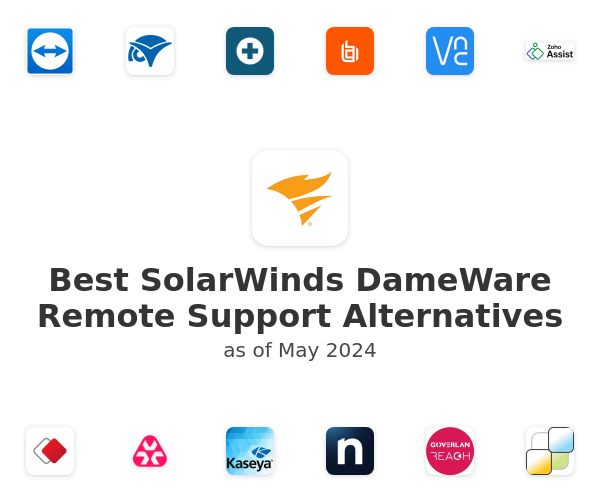 Best SolarWinds DameWare Remote Support Alternatives