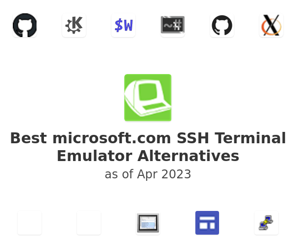 Best microsoft.com SSH Terminal Emulator Alternatives