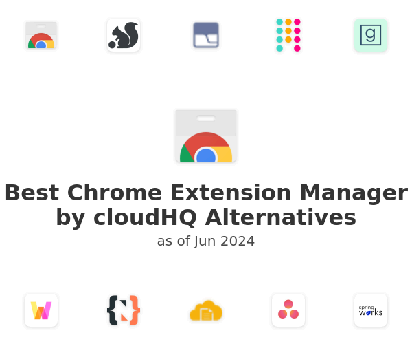 Best Chrome Extension Manager by cloudHQ Alternatives