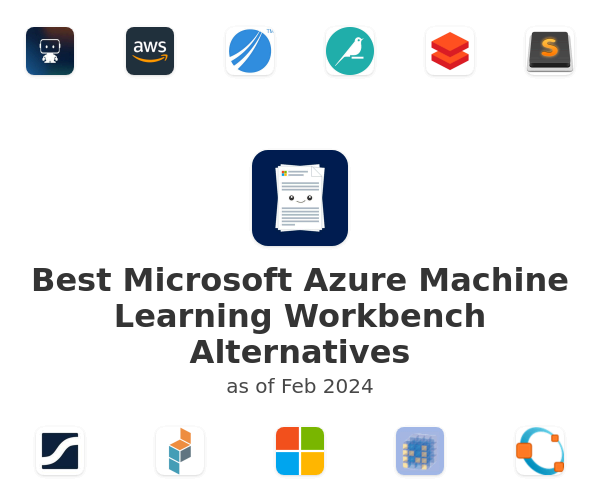 Best Microsoft Azure Machine Learning Workbench Alternatives