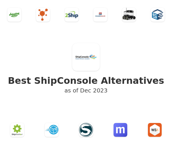 Best ShipConsole Alternatives
