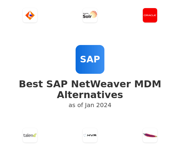 Best SAP NetWeaver MDM Alternatives