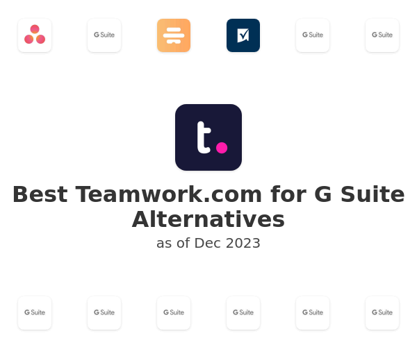 Best Teamwork.com for G Suite Alternatives