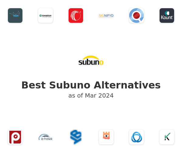 Best Subuno Alternatives