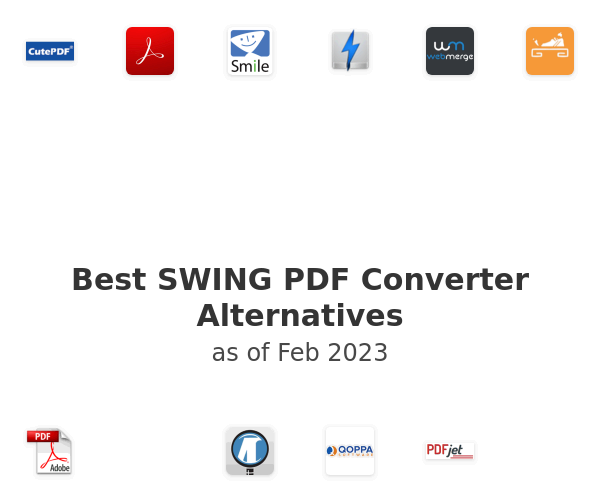 Best SWING PDF Converter Alternatives