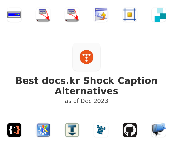 Best docs.kr Shock Caption Alternatives