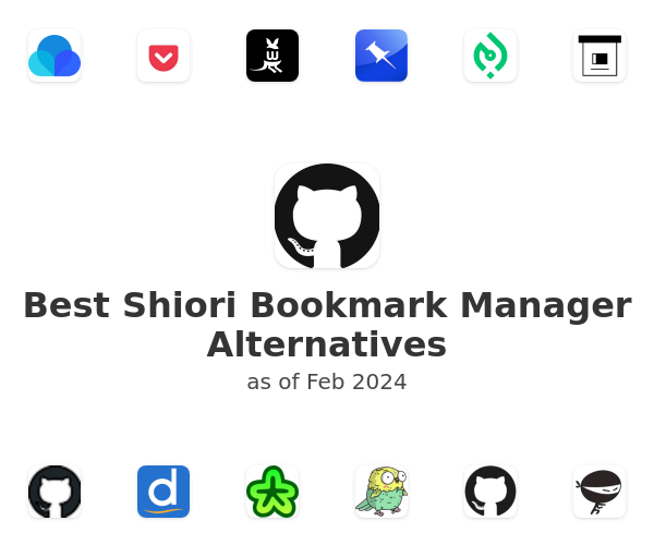 Best Shiori Bookmark Manager Alternatives