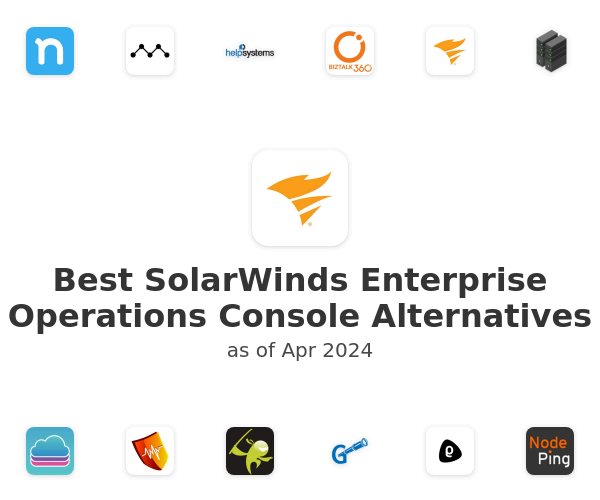 Best SolarWinds Enterprise Operations Console Alternatives