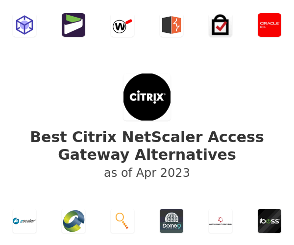 Best Citrix NetScaler Access Gateway Alternatives