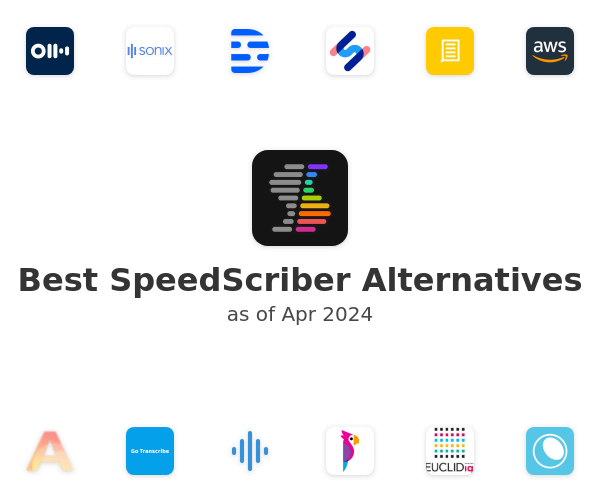 Best SpeedScriber Alternatives