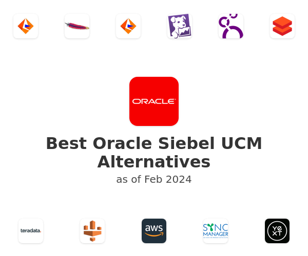 Best Oracle Siebel UCM Alternatives