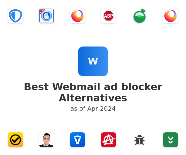 Best Webmail ad blocker Alternatives