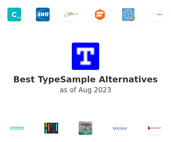 Best TypeSample Alternatives