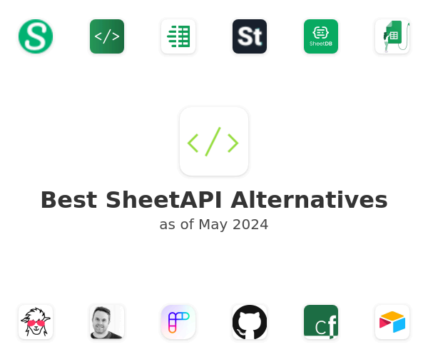 Best SheetAPI Alternatives