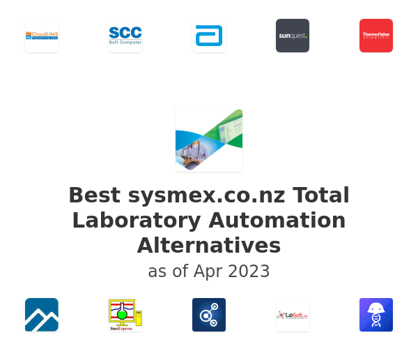 Best sysmex.co.nz Total Laboratory Automation Alternatives