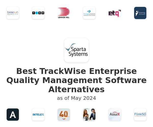 Best TrackWise Enterprise Quality Management Software Alternatives