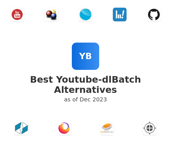 Best Youtube-dlBatch Alternatives
