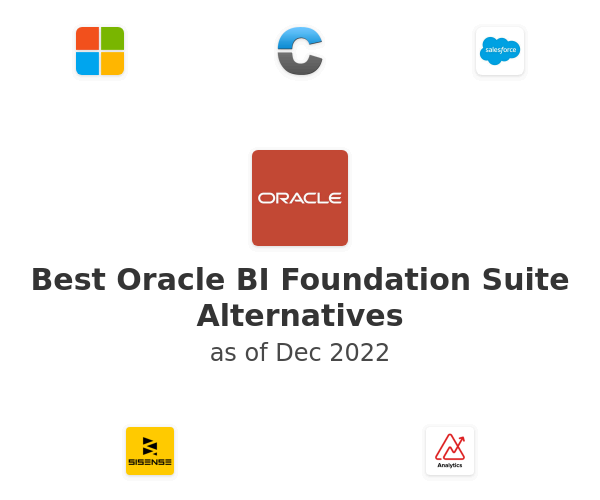 Best Oracle BI Foundation Suite Alternatives