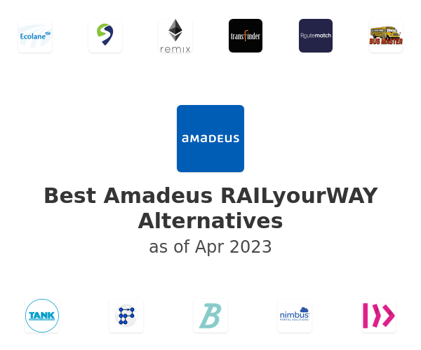 Best Amadeus RAILyourWAY Alternatives
