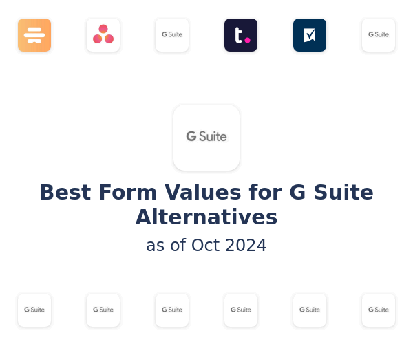 Best Form Values for G Suite Alternatives