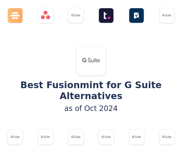 Best Fusionmint for G Suite Alternatives
