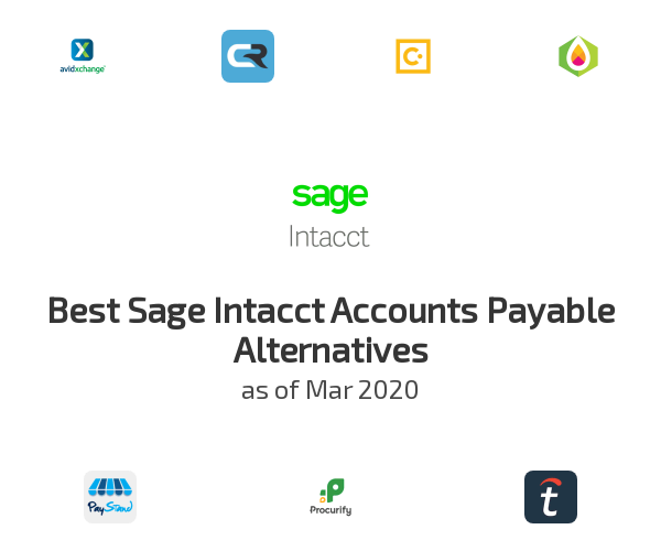Best Sage Intacct Accounts Payable Alternatives