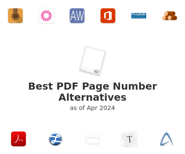 Best PDF Page Number Alternatives