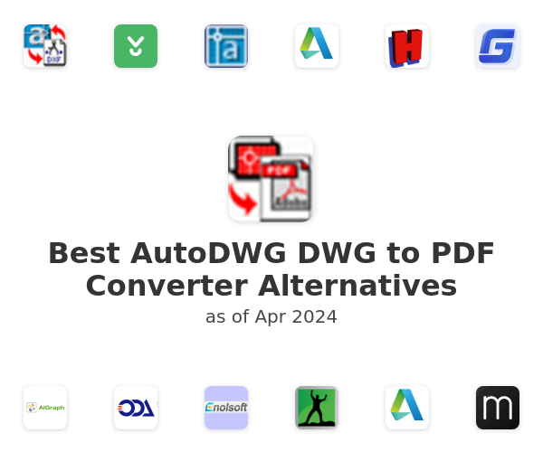Best AutoDWG DWG to PDF Converter Alternatives