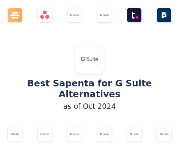 Best Sapenta for G Suite Alternatives