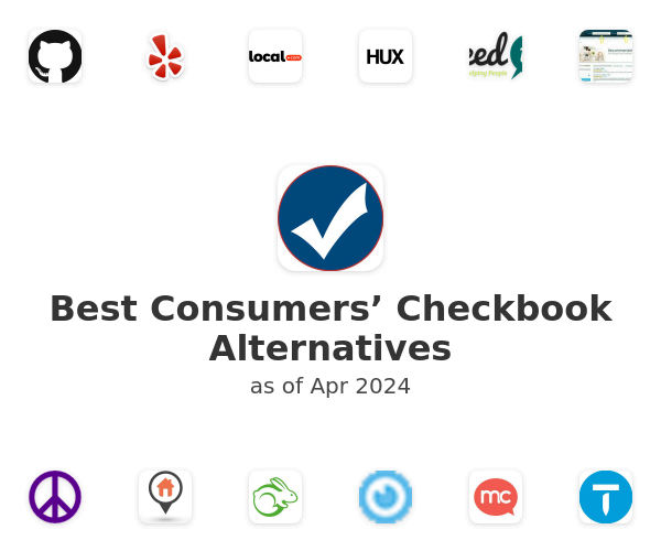 Best Consumers’ Checkbook Alternatives