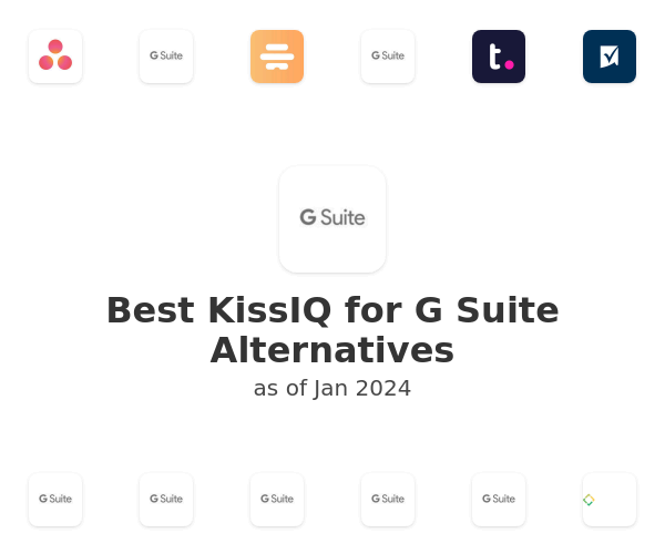 Best KissIQ for G Suite Alternatives