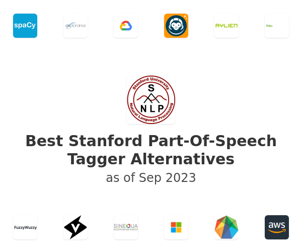 Best Stanford Part-Of-Speech Tagger Alternatives
