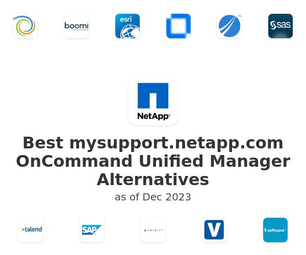 Best mysupport.netapp.com OnCommand Unified Manager Alternatives