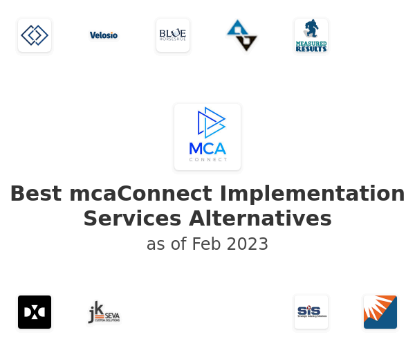 Best mcaConnect Implementation Services Alternatives