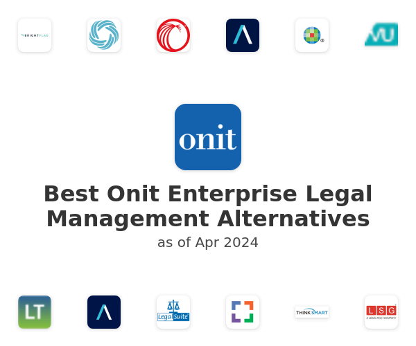 Best Onit Enterprise Legal Management Alternatives