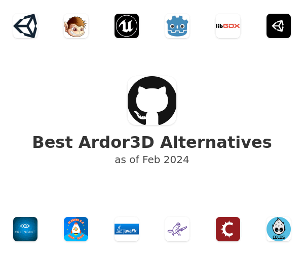 Best Ardor3D Alternatives