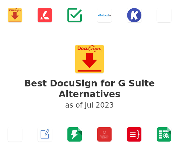 Best DocuSign for G Suite Alternatives