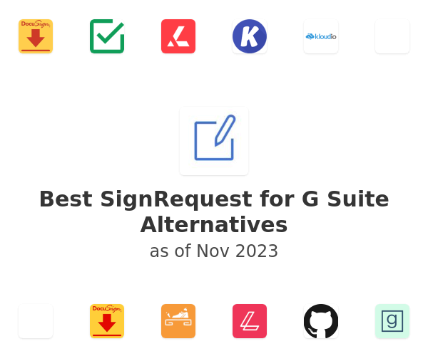 Best SignRequest for G Suite Alternatives