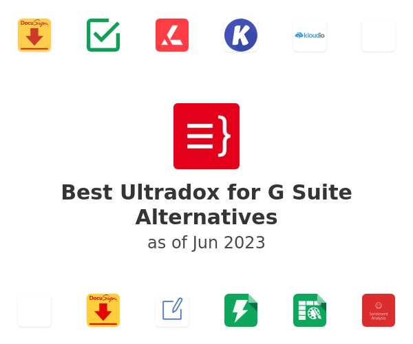 Best Ultradox for G Suite Alternatives