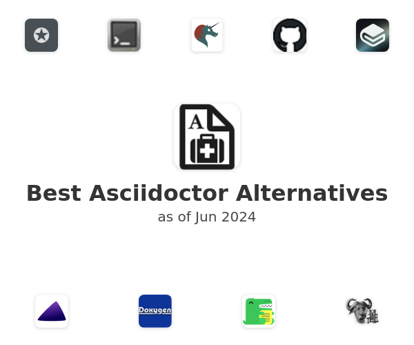 Best Asciidoctor Alternatives