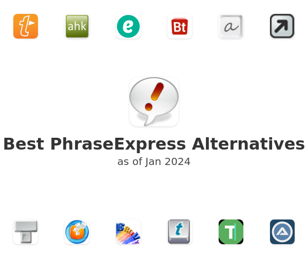 Best PhraseExpress Alternatives