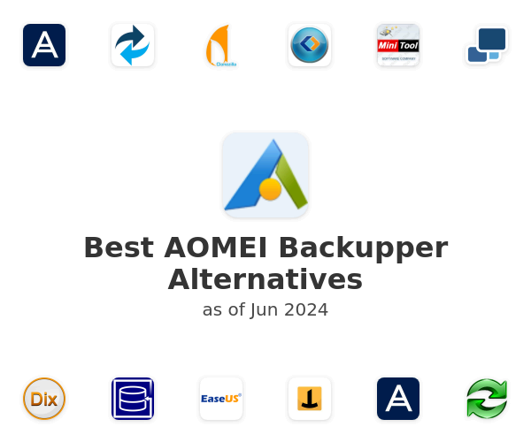 Best AOMEI Backupper Alternatives