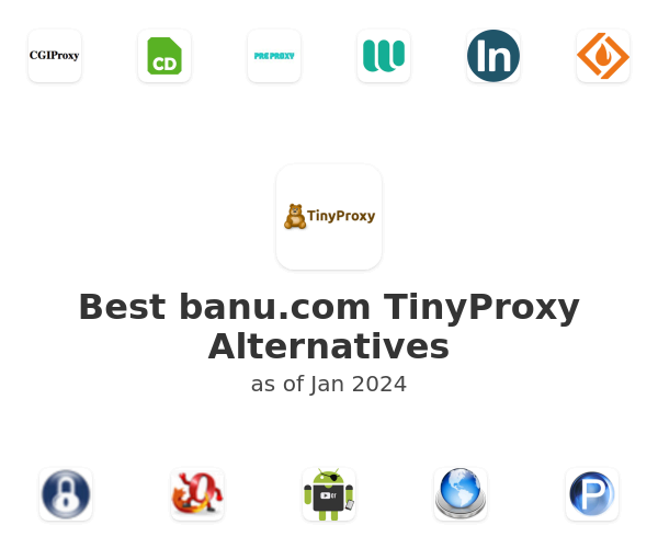 Best banu.com TinyProxy Alternatives