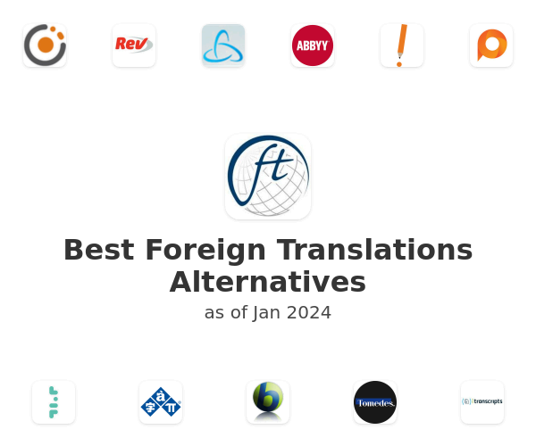 Best Foreign Translations Alternatives